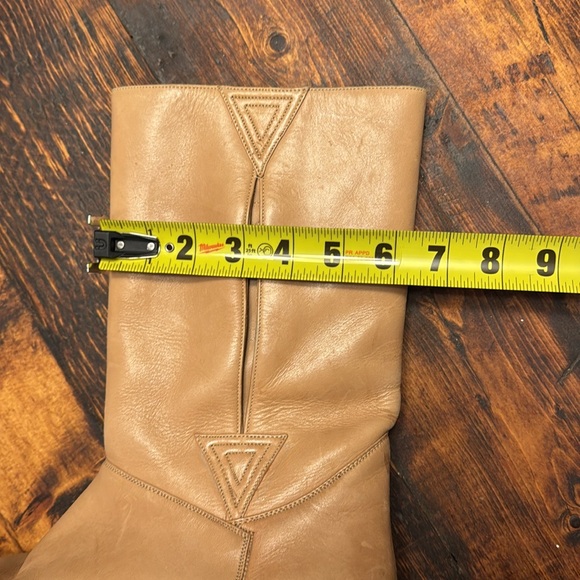 Vintage Hippopotamus withe Leather Boots with Aztec Western Detailing Sz 7.5 D - Picture 8 of 8